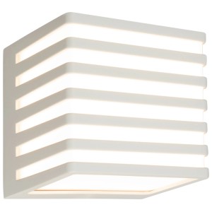 Applique murale d'extérieur LED Telefunken gris clair moderne avec lumière blanc chaud.