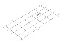 OBI Traliccio metallico Marrone 150 x 75 cm