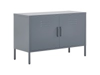 Beliani Büroschrank Uria Metall Grau (HxBxT) 65 x 100 x 40 cm Beliani Büroschrank Uria Metall Grau (HxBxT) 65 x 100 x 40 cm