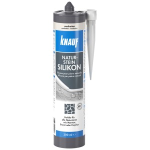 Knauf Marmor- und Granit-Silikon, Carrara Grau, 300ml Kartusche.