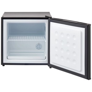 Congelatore SPC GB5522-1 nero aperto (31 l) con ripiano. Ideale per piccole famiglie.