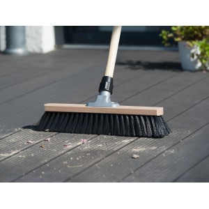 Tête de balai LUX 80 cm avec poils naturels/synthétiques pour balayer les saletés.