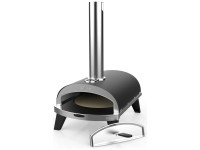 Ziipa Pizzaofen Piana Edelstahl Charbon (HxBxT) 26,5 x 48 x 71 cm