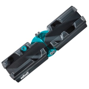 wolfcraft Boîte à onglets et équerre à combinaison pour coupes et mesures d'angles précises.