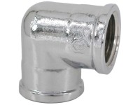 Winkel Messing verchromt IG 3/4