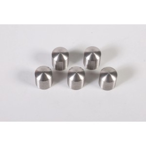 Lot de 5 capuchons de protection en acier inoxydable V2A pour barres rondes, accessoires pour rampes.