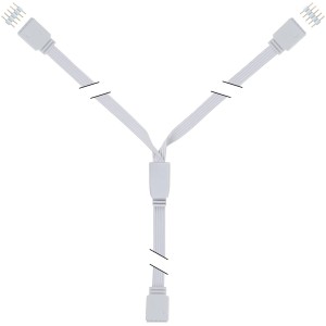 Paulmann MaxLED Y-Splitter, connettore in plastica bianca per strisce LED.