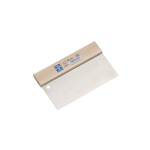 Spatola per stucco LUX, 20 cm di larghezza, con manico in legno di faggio per superfici lisce.
