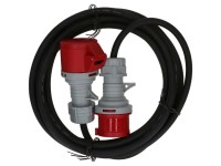 CEE-Verlängerung H07RN-F5G1.5 / 5-polig Schwarz / 5 m