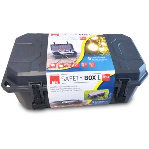 Safety Box L IP54 grigia per distributore da ambienti umidi, protegge le connessioni all'aperto.