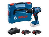 Bosch Professional Akku-Schlagbohrmaschine GSB 18V-25 mit Akkus und Koffer