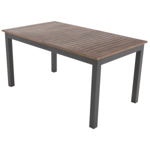 Doppler Ausziehtisch Expert Aluminium Anthrazit 150/210 x 90 cm