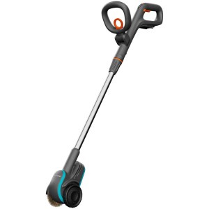 Gardena Akku-Fugenbürste EasyWeed 1800/18 V P4A Solo, spazzola per fughe a batteria con spazzola in filo d'acciaio.