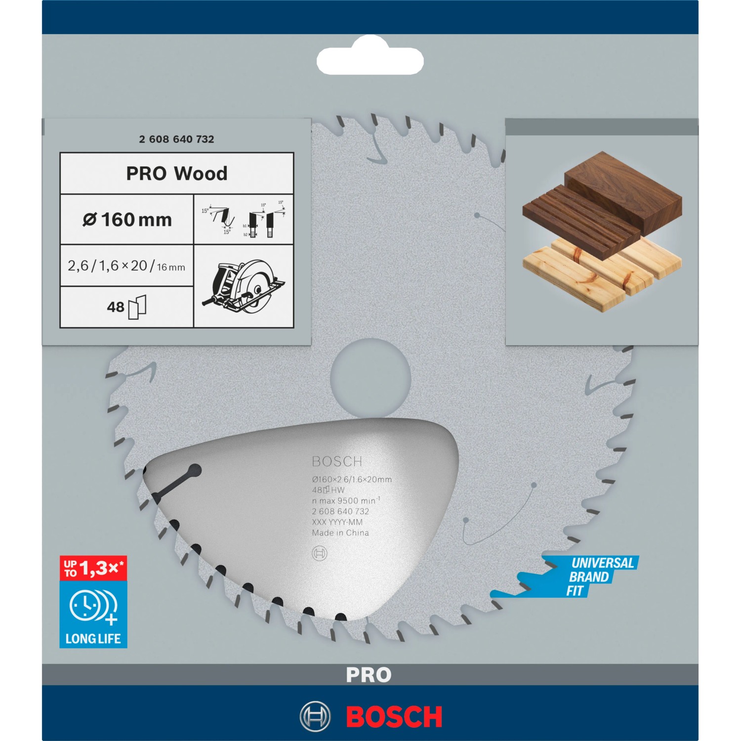 lame de scie circulaire CMT pour coupes en longueur - diamètre 165mm, 40 dents, alésage 30mm