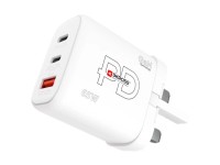 Skross Caricabatterie Power Charger UK Bianco GaN 65 W