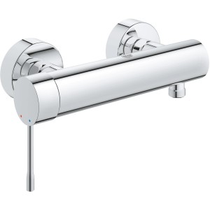 Miscelatore monocomando per doccia Grohe Essence cromato, montaggio a parete con limitatore di temperatura.
