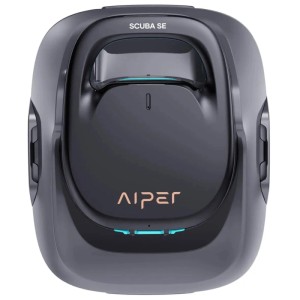 Robot de piscine Aiper Scuba SE : Nettoyeur sans fil pour piscines jusqu'à 80m², avec double entraînement et charge rapide.