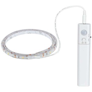 Striscia LED Paulmann con sensore di movimento, a batteria, lunga 1 m per illuminazione flessibile.