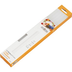 Steinel Stick di colla Crystal, 10 pezzi, Ø 11mm, nella confezione.