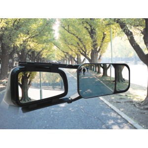 Specchietto retrovisore per caravan con angolo cieco per il montaggio sullo specchietto esterno dell'auto per una migliore visibilità.