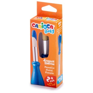 Carioca Baby Pinsel 2+ im orangenen Karton, Malzubehör für Kinder.