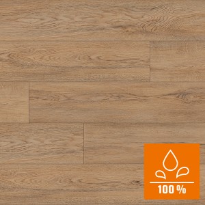Stratifié Kaindl Poseidon Malibu Oak étanche, 7 mm d'épaisseur, aspect bois clair.