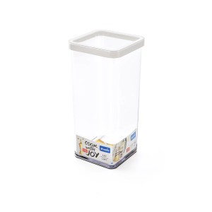 Contenitore quadrato Rotho Loft Premium, 1,5 l, bianco-trasparente.