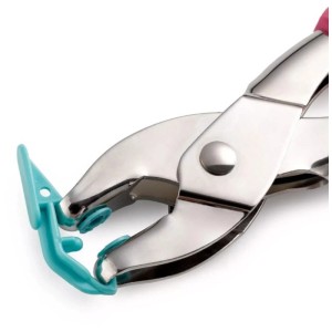 Pinza Vario Prym Love, rosa, in metallo, per bottoni a pressione, occhielli, bottoni per jeans e rivetti.