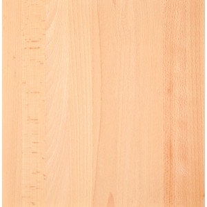 Piano tavolo in legno massello di faggio, 180x80x2,7 cm, non trattato e finemente levigato.