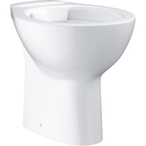 WC a terra Grohe Bau Ceramic, bianco alpino, senza brida.