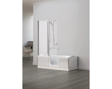 Rivestimento vasca per vasca doccia Duo 4170 cm Bianco parete