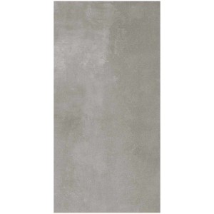 Carrelage de sol Denver gris mat, 30x60 cm, aspect béton.