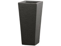 Pflanztopf Calais konisch Anthrazit (HxBxT) 18 x 18 x 38,5 cm