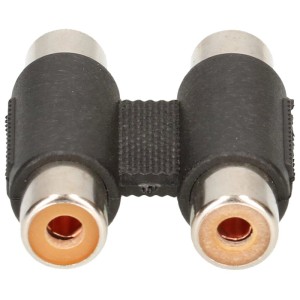 Adattatore Cinch Schwaiger a 2 vie, adattatore audio per estendere i cavi cinch.