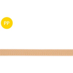 Conacord Rollladengurt, 15mm, Beige, aus Polypropylen (Meterware)