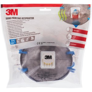 Masque respiratoire 3M Aura 9922 pour peinture manuelle, FFP2, lot de 2.
