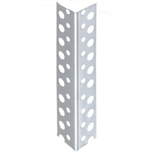 Paraspigolo Catnic in PVC per cartongesso, profilo flessibile forato, lunghezza 2,5 m.