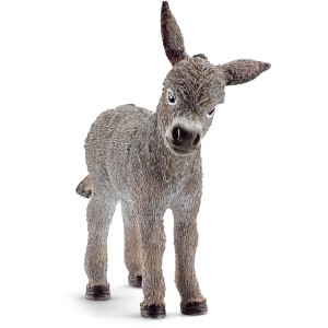 Schleich Farm World Esel Fohlen, detailgetreue Spielfigur für Kinder.