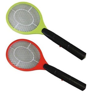 Racchetta elettrica per mosche, colori assortiti, 45cm, per il controllo degli insetti.