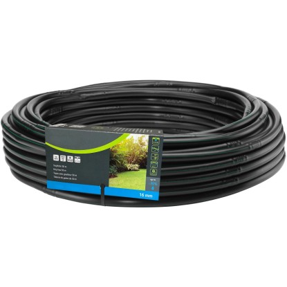 Geka® Drip Tuyau avec goutteurs Noir Ø 16 mm / longueur 50 m