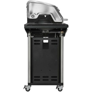 Barbecue a gas Outdoorchef Australia 455 G, acciaio inox/nero, montato, con base e ruote.