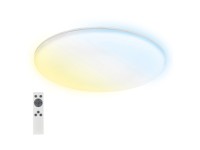 LED-Deckenleuchte rahmenlos dimmbar IP54 Weiss Ø 35 cm / 36 W / 3'600 lm