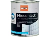 OBI Fliesenlack seidenmatt Weiss 750 ml