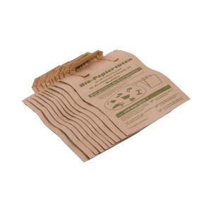 Sacs en papier bio, 10 pièces, 10 litres, en papier recyclé pour déchets organiques.