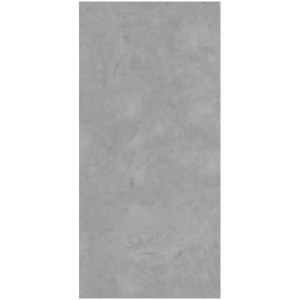 Pannello posteriore doccia Breuer effetto cemento grigio, opaco, 100x210 cm.