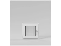 Roro Dreh-Kippfenster Komfort Weiss/Weiss DIN links 60 x 60 cm