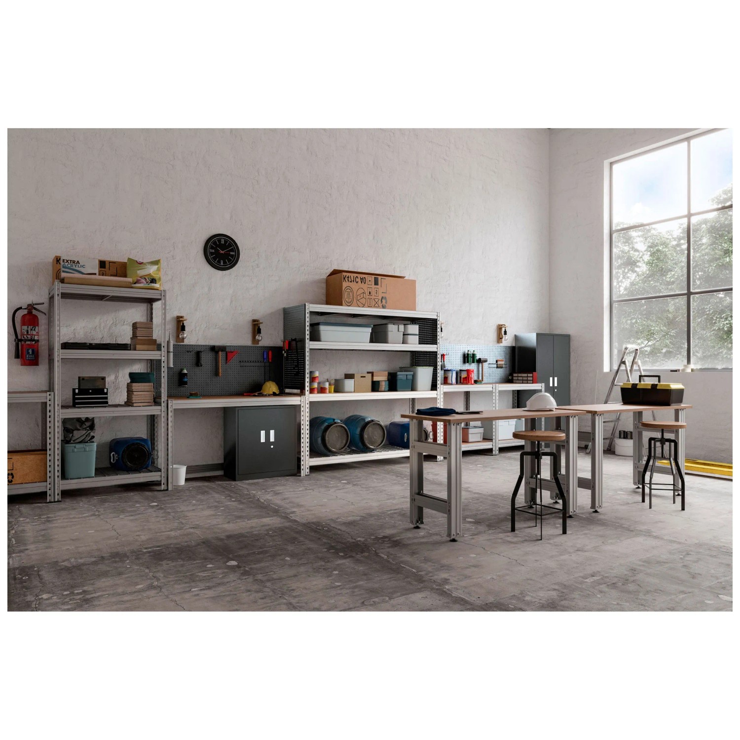 Bullrack Max AR Shelving Pro Series Schwerlastregal Bullrack Rivet verzinkt 200 x ...