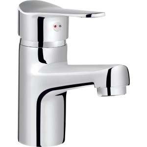 Miscelatore monocomando per lavabo Carsoli cromato per bagno.