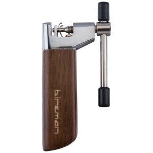 Birzman Kettennieter Light-Er für 8-12 Gänge, mit Holzgriff und Aluminiumkörper.
