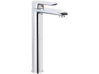 AquaSu® Hohe Waschtischarmatur Keano verchromt inkl. Excentergarnitur AquaSu® Hohe Waschtischarmatur Keano verchromt inkl. Excentergarnitur